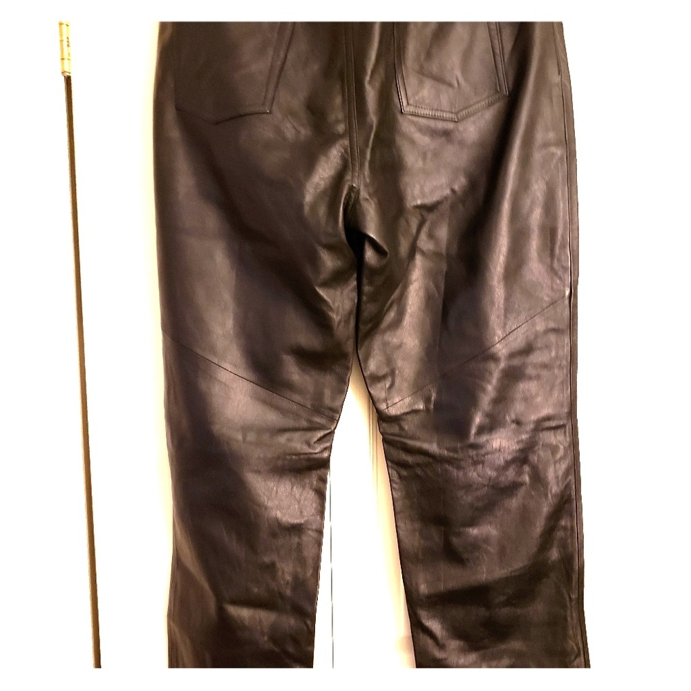 REAL leather Jeans